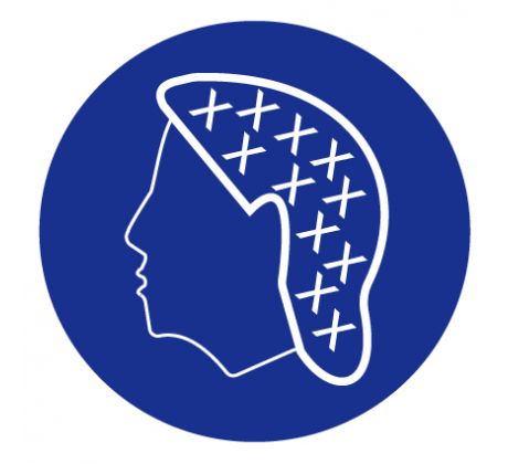 Samostatná značka symbolu - Ochranná pokrývka hlavy
