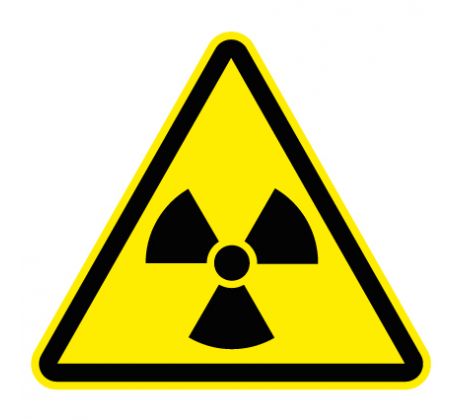 Samostatná značka symbolu - Nebezpečná radiace
