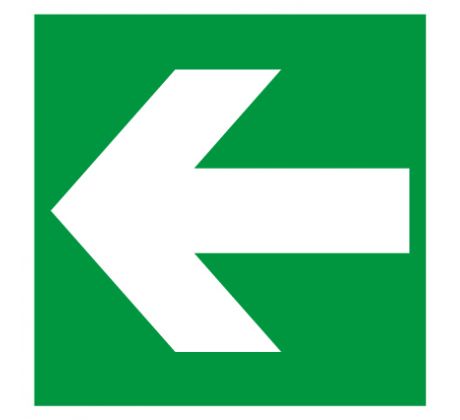 Samostatná značka symbolu - Směr vlevo