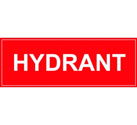 Samostatná textová značka - Hydrant