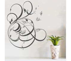 Samolepka na zeď - Floral Motive
