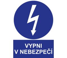 Samostatná značka - Vypni v nebezpečí