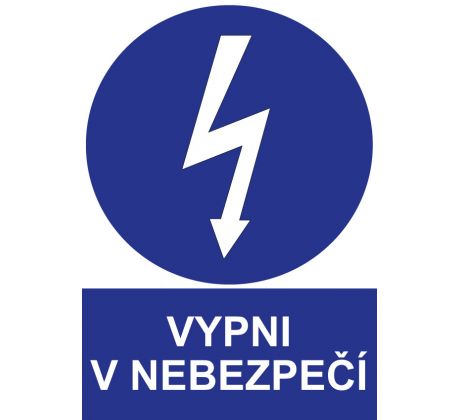 Samostatná značka - Vypni v nebezpečí