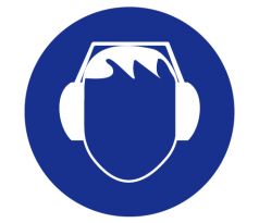 Samostatná značka symbolu - Chrániče sluchu