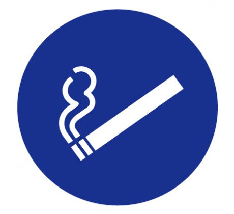 Samostatná značka symbolu - Místo vyhrazené pro kouření