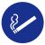 Samostatná značka symbolu - Místo vyhrazené pro kouření