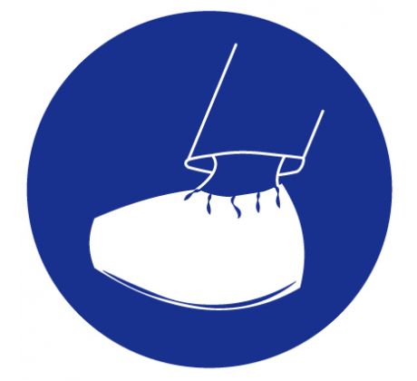 Samostatná značka symbolu - Ochranné návleky
