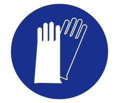 Samostatná značka symbolu - Ochranné rukavice