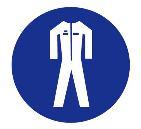 Samostatná značka symbolu - Ochranný oděv