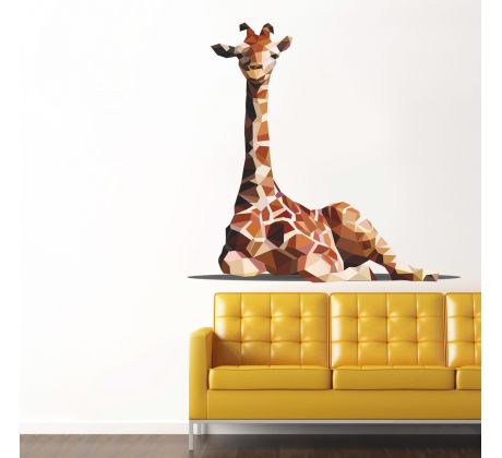 Samolepka na zeď - Žirafa