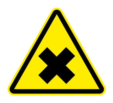 Samostatná značka symbolu - Těkavé nebo nebezpečné látky