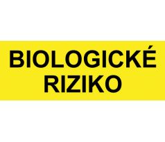 Samostatná textová značka - Biologické riziko
