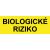 Samostatná textová značka - Biologické riziko