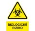 Samostatná značka - Biologické riziko Samolepka 300x420mm