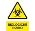 Samostatná značka - Biologické riziko Samolepka 300x420mm