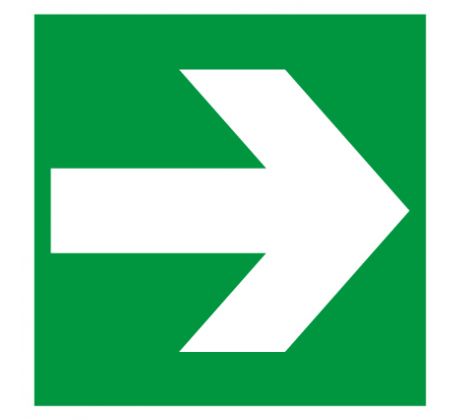 Samostatná značka symbolu - Směr vpravo