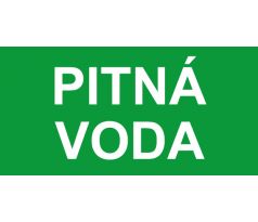 Samostatná textová značka - Pitná voda