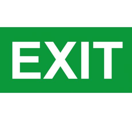 Samostatná textová značka - Exit