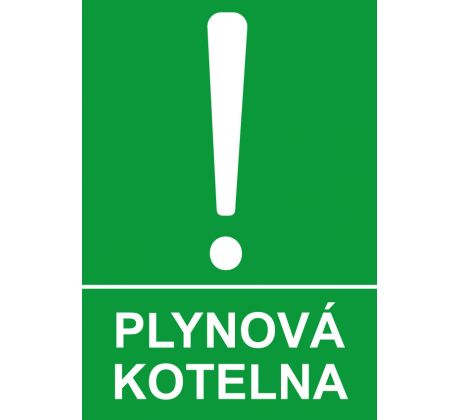 Samostatná značka - Plynová kotelna