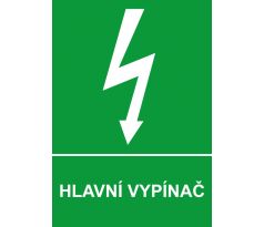 Samostatná značka - Hlavní vypínač