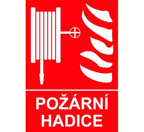 Samostatná značka - Požární hadice