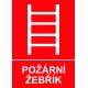 Samostatná značka - Požární žebřík