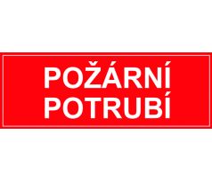 Samostatná textová značka - Požární potrubí