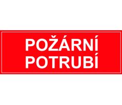 Samostatná textová značka - Požární potrubí