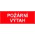 Samostatná textová značka - Požární výtah