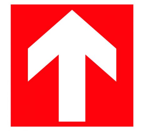 Samostatná značka symbolu - Směrová šipka nahoru