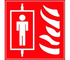 Samostatná značka symbolu - Požární výtah
