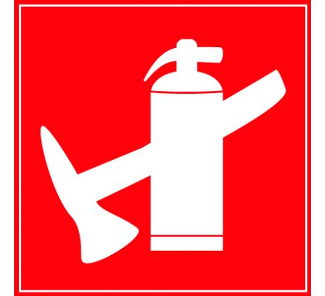 Samostatná značka symbolu - Požární nářadí