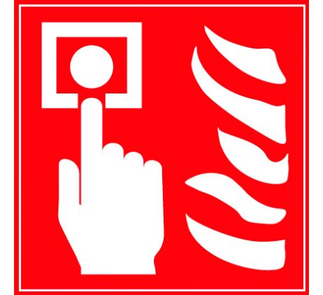 Samostatná značka symbolu - Požární hlásič