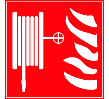 Samostatná značka symbolu - Požární hadice
