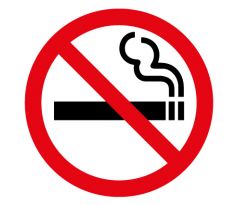 Samostatná značka symbolu - Zákaz kouření