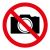 Samostatná značka symbolu - Zákaz fotografování