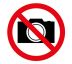 Samostatná značka symbolu - Zákaz fotografování Plast 3mm 150x150mm
