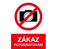 Samostatná značka - Zákaz fotografování