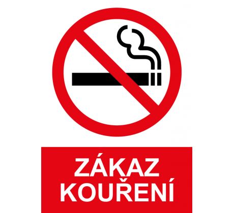 Samostatná značka - Zákaz kouření