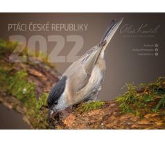 Nástěnný kalendář "Ptáci České republiky 2022" 2+1 ZDARMA